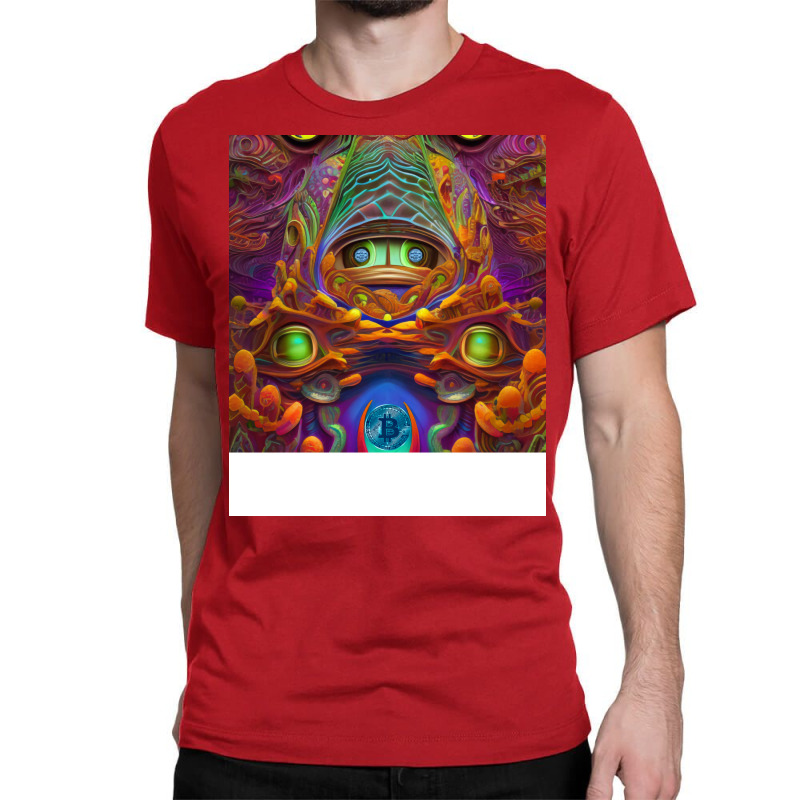 Artificial Intelligence Art Bitcoin Crypto Nft Art 001 Classic T-shirt | Artistshot