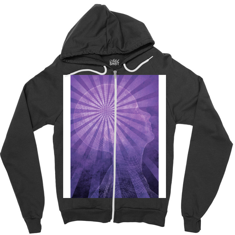 Artificial Intelligence Concept Zipper Hoodie | Artistshot