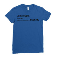 Architects X Engineers Black Letters Love Ladies Fitted T-shirt | Artistshot