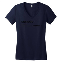 Architects X Engineers Black Letters Love Women's V-neck T-shirt | Artistshot