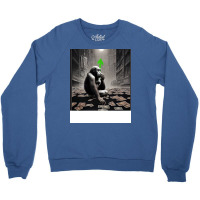 Ape On Wallstreet Crewneck Sweatshirt | Artistshot