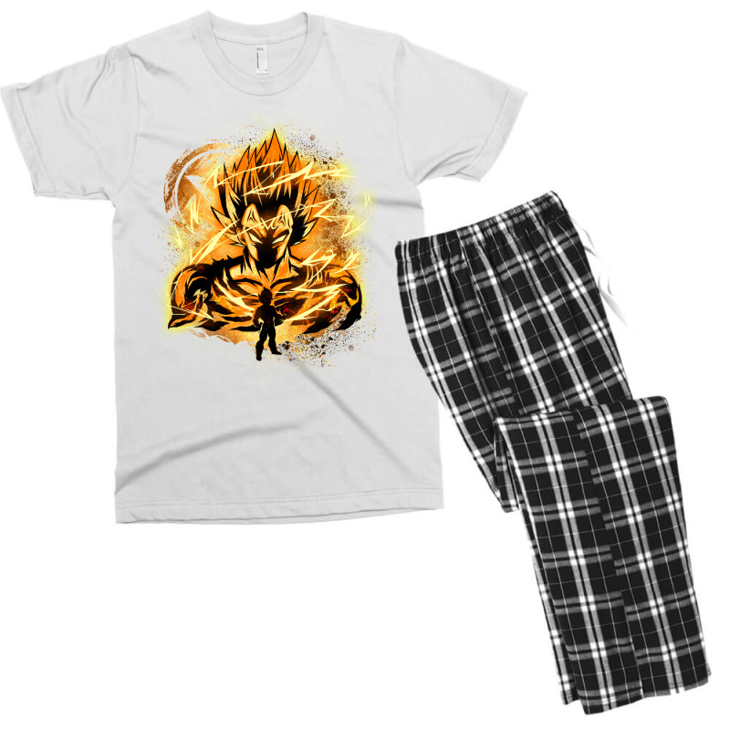 Copy Of Golden Saiyan Kaioken Men's T-shirt Pajama Set by zakerincute9 | Artistshot