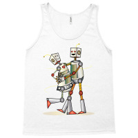 Robot Love Valentine Tank Top | Artistshot