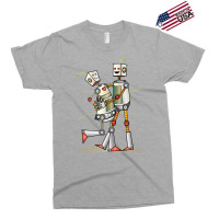 Robot Love Valentine Exclusive T-shirt | Artistshot