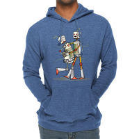 Robot Love Valentine Lightweight Hoodie | Artistshot