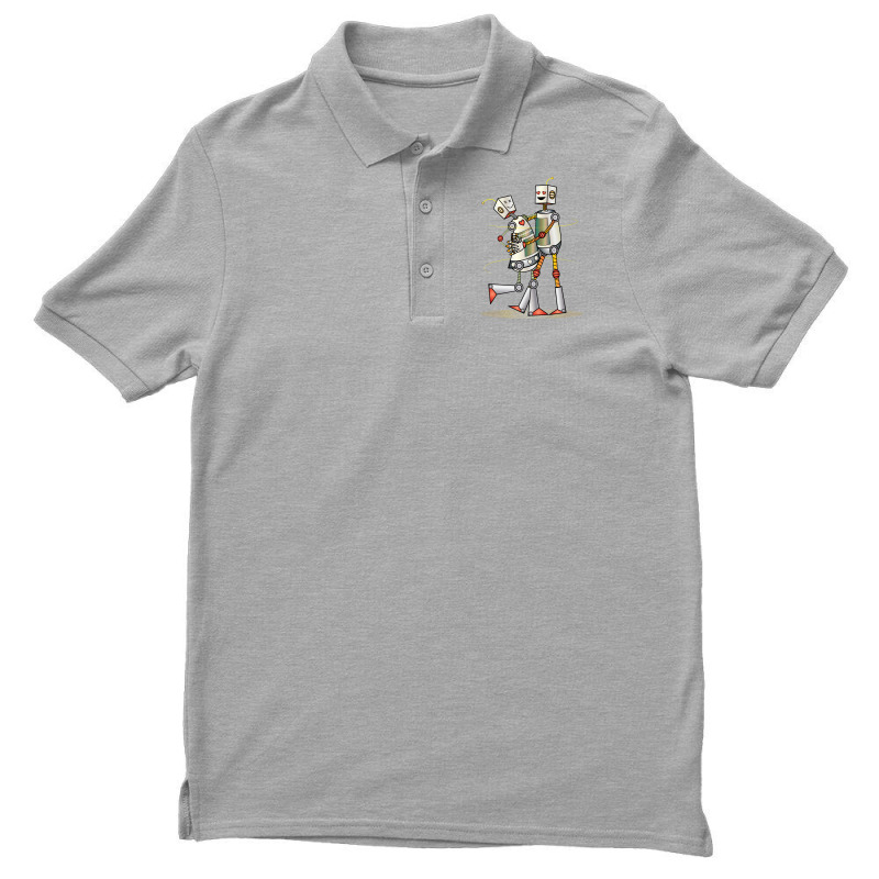 Robot Love Valentine Men's Polo Shirt | Artistshot