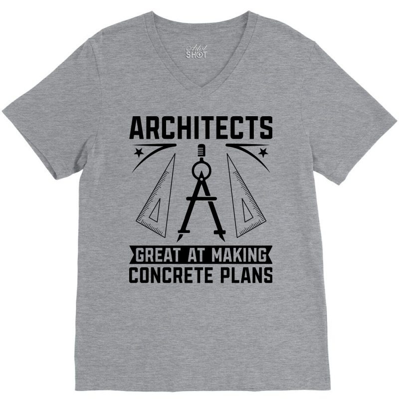 Architects Great At Making Architecture Job Nature V-neck Tee | Artistshot