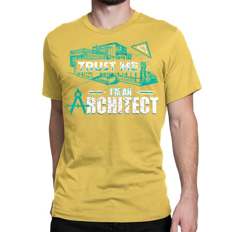 Funny Architect Yellow Classic T-shirt | Artistshot