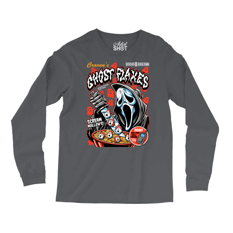 Ghost Flakes! Long Sleeve Shirts | Artistshot