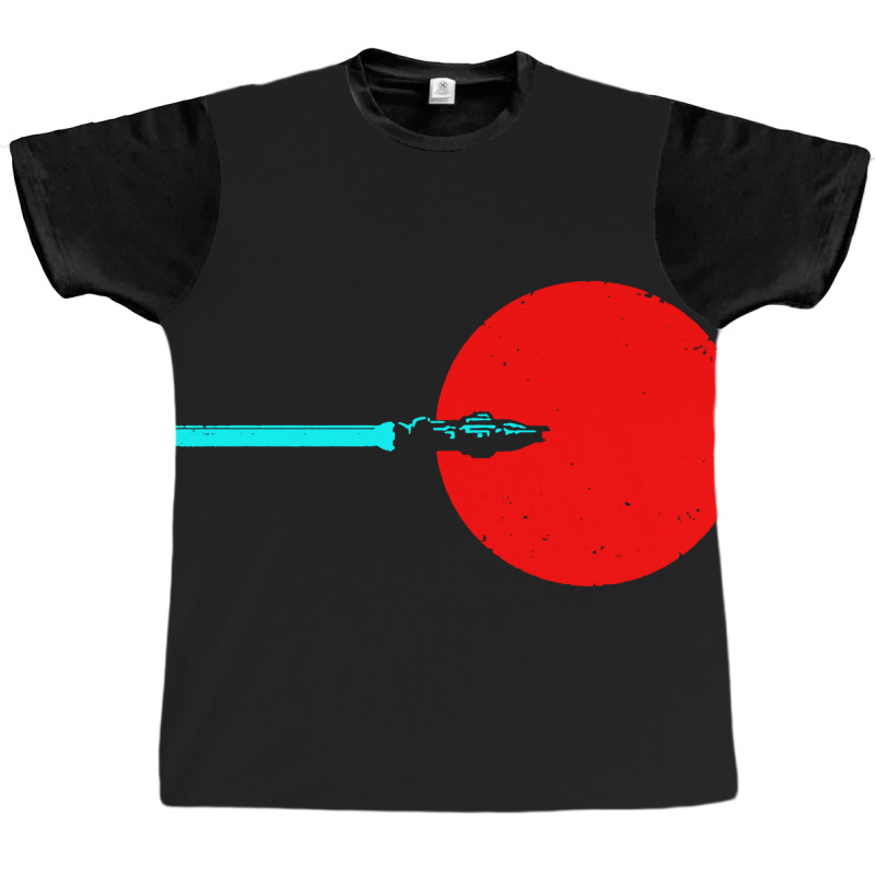 Flight Over Mars Graphic T-shirt | Artistshot