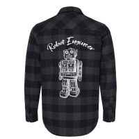 Robot Engineer Retro Robot Flannel Shirt | Artistshot