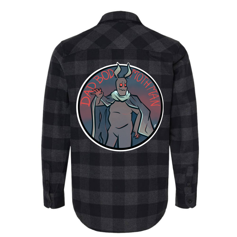 Dad Bod Mothman Flannel Shirt by zakerincute9 | Artistshot