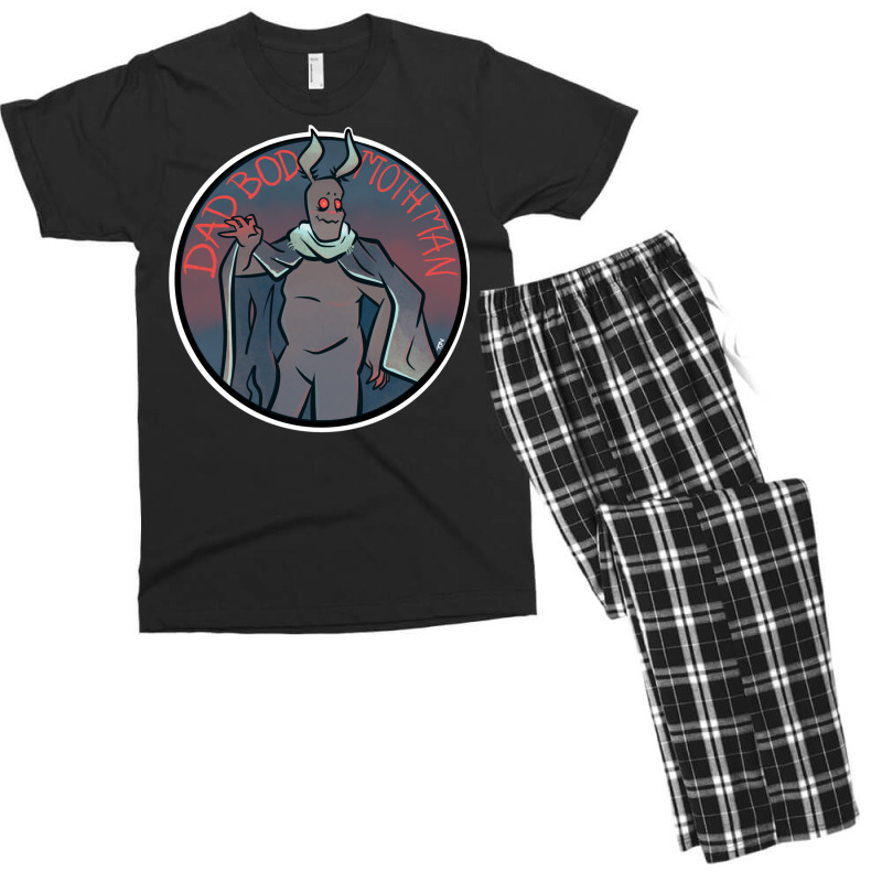 Dad Bod Mothman Men's T-shirt Pajama Set by zakerincute9 | Artistshot