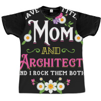 Architecture Mom Cad Engineer Gift Graphic T-shirt | Artistshot