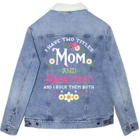 Architecture Mom Cad Engineer Gift Unisex Sherpa-lined Denim Jacket | Artistshot