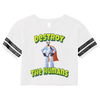 Destroy The Humans Scorecard Crop Tee | Artistshot