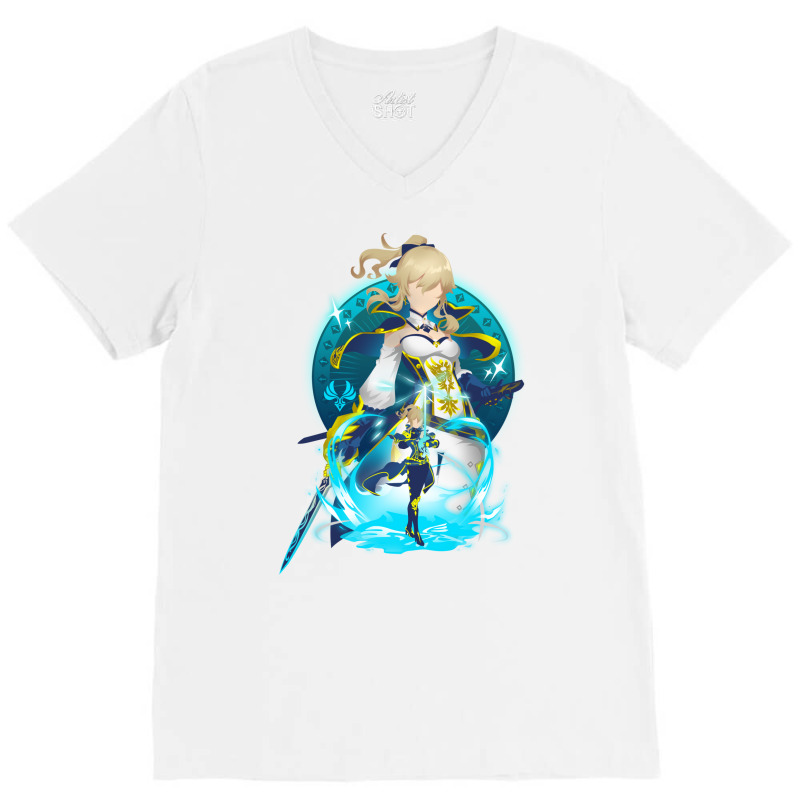 Dandelion Knight Jean V-Neck Tee by zakerincute9 | Artistshot