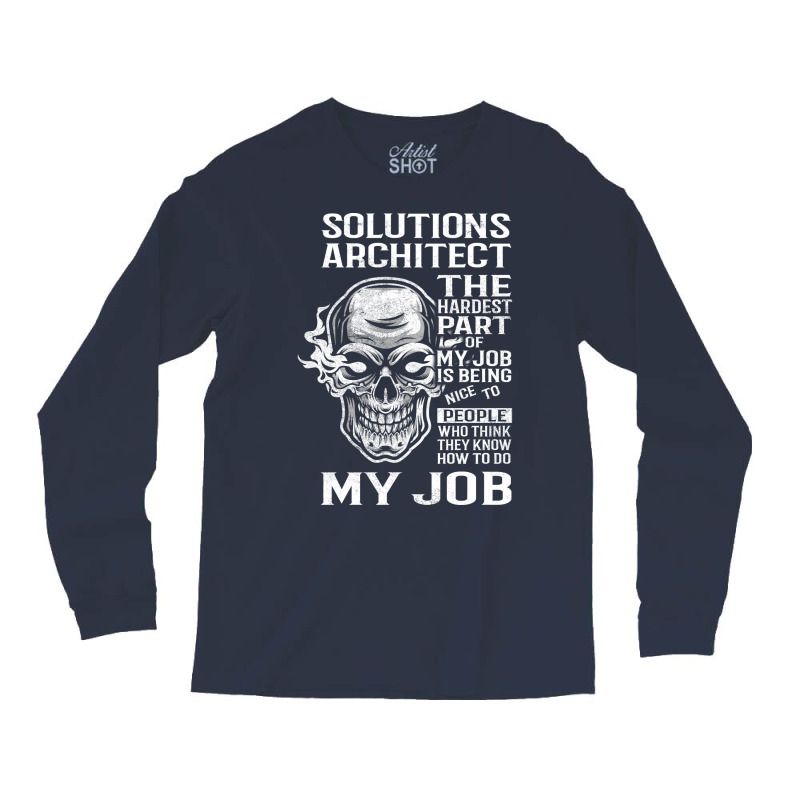 Solutions Architect T  The Hardest Part Gift 2 Item Tee Long Sleeve Shirts | Artistshot