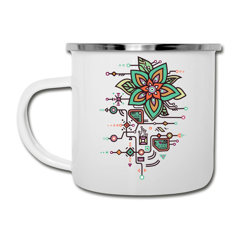 Flower Algorithm Camper Cup | Artistshot