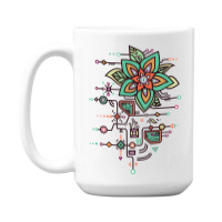 Flower Algorithm 15 Oz Coffee Mug | Artistshot