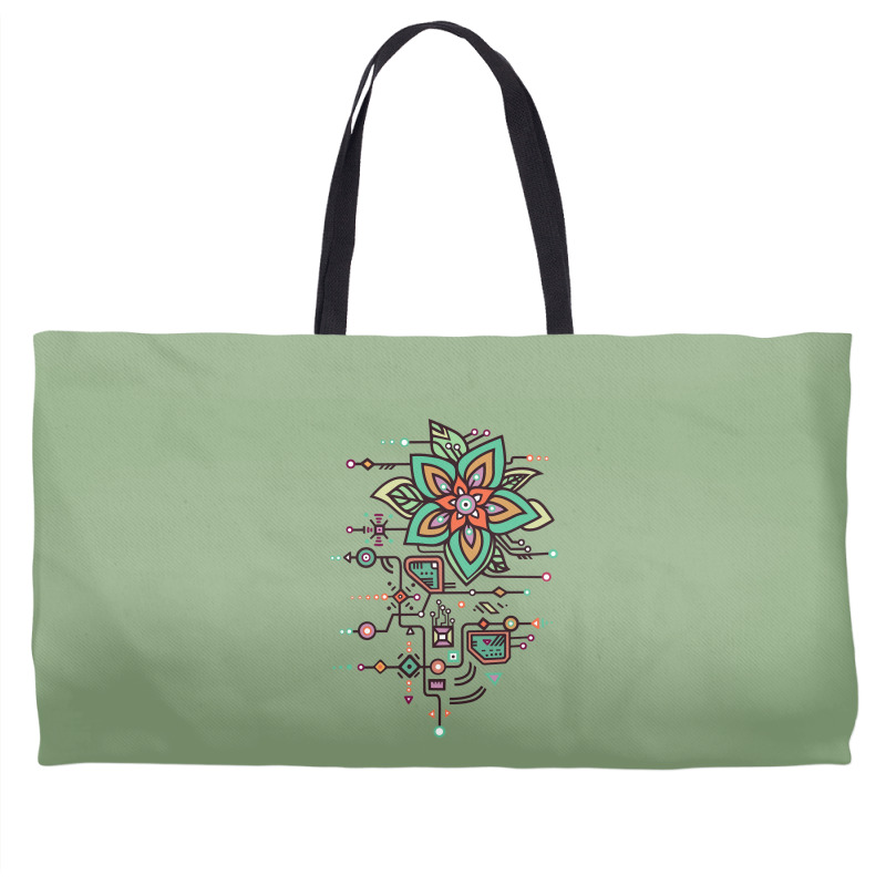 Flower Algorithm Weekender Totes | Artistshot