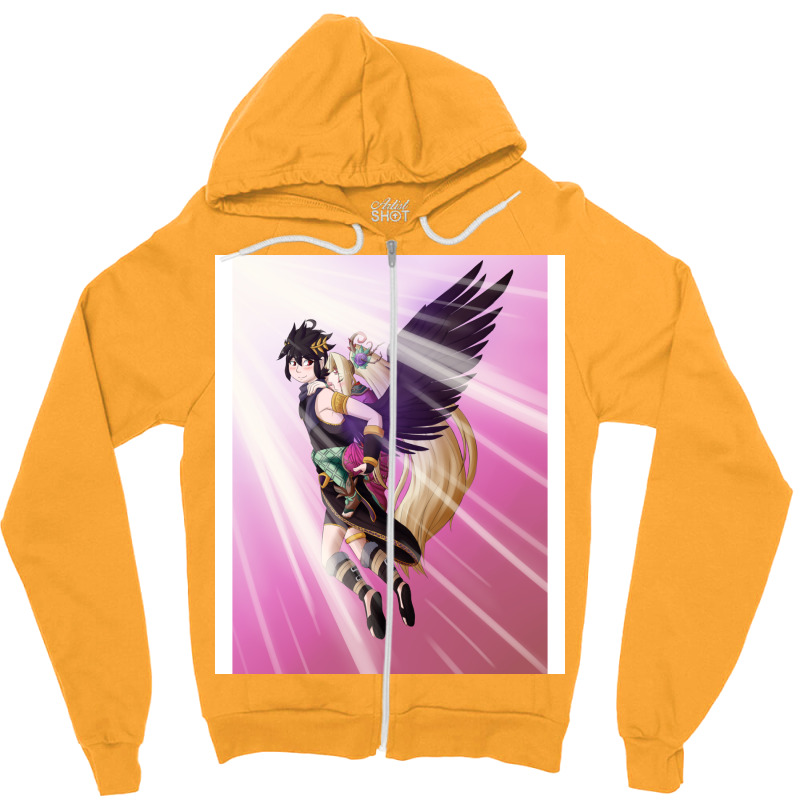 Dark Pit X Viridi Zipper Hoodie by zakerincute9 | Artistshot