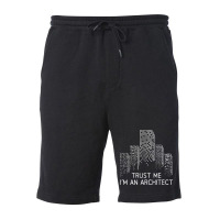 Trust Me Im An Architect Red Fleece Short | Artistshot