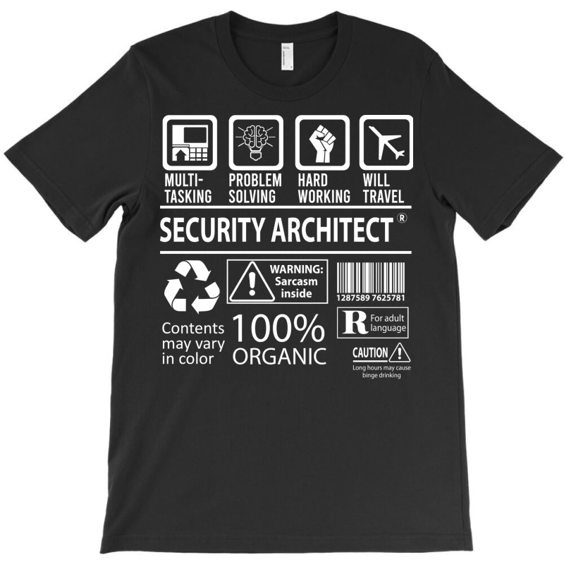 Security Architect T  Multitasking Certified Job Gift Item Tee T-shirt | Artistshot