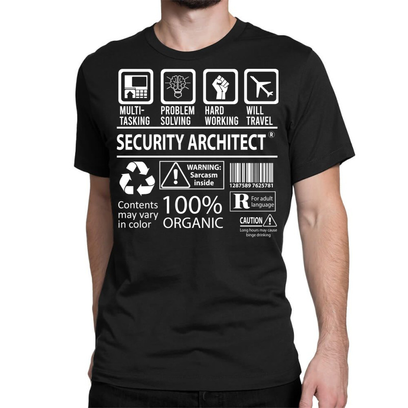 Security Architect T  Multitasking Certified Job Gift Item Tee Classic T-shirt | Artistshot