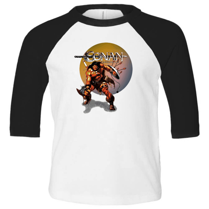 Conan The Barbarian Toddler 3/4 Sleeve Tee by KylanRivas | Artistshot