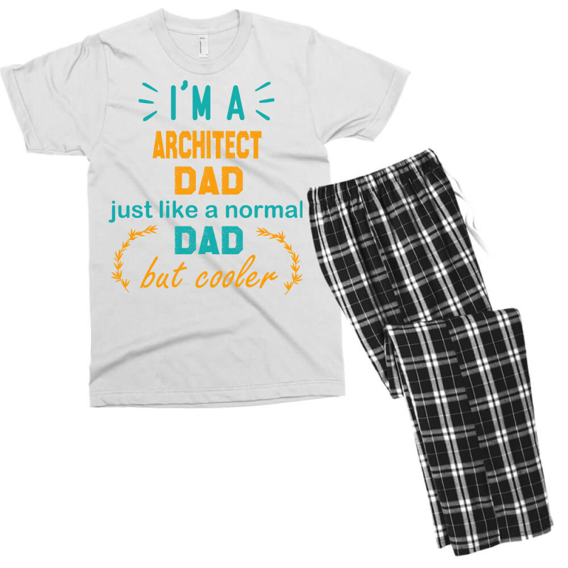 Im A Architect Dad Funny Architect Dad Gift Architect Father Gift Nost Men's T-shirt Pajama Set | Artistshot