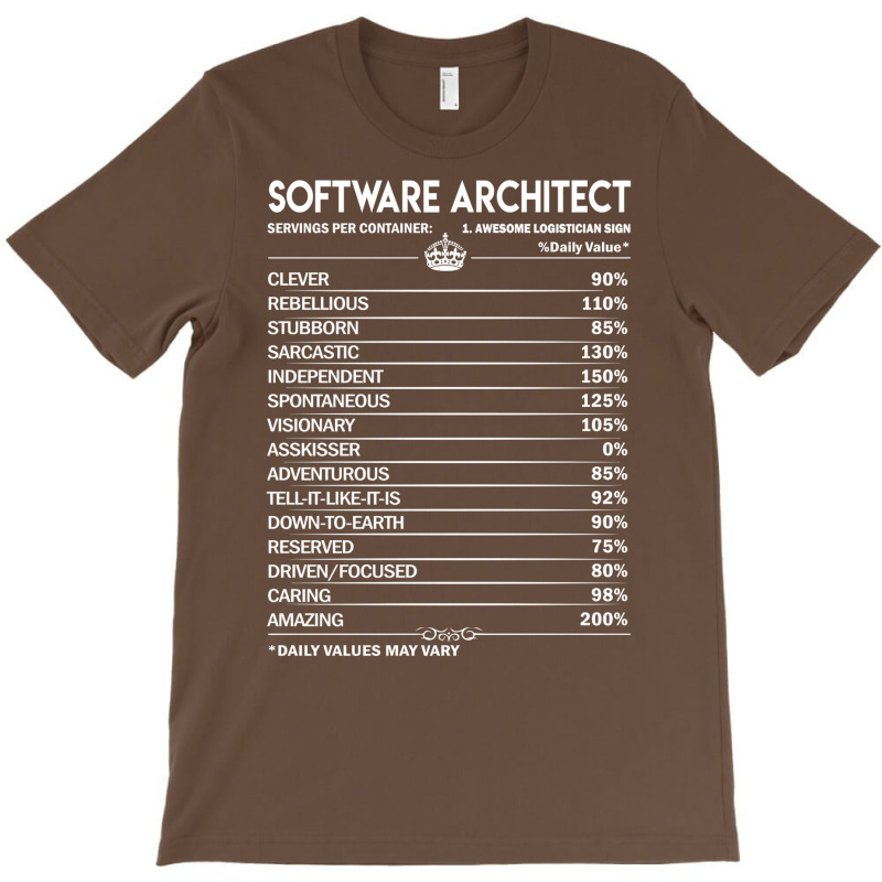 Software Architect T  Software Architect Factors Daily Gift Item Tee T-shirt | Artistshot