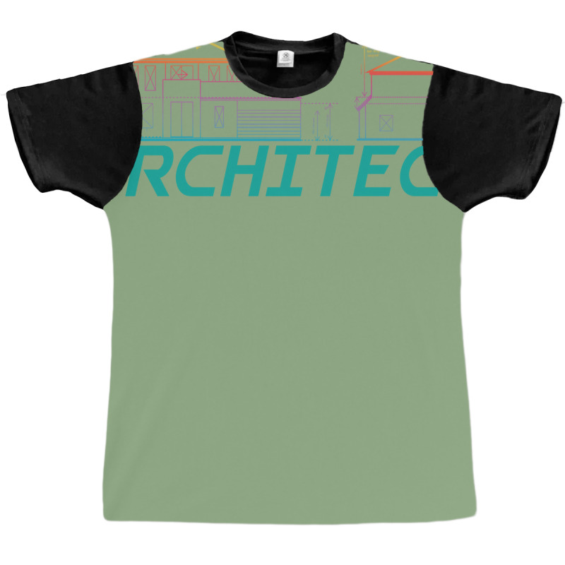 Architect Architecture Building Hippie 80s Graphic T-shirt | Artistshot