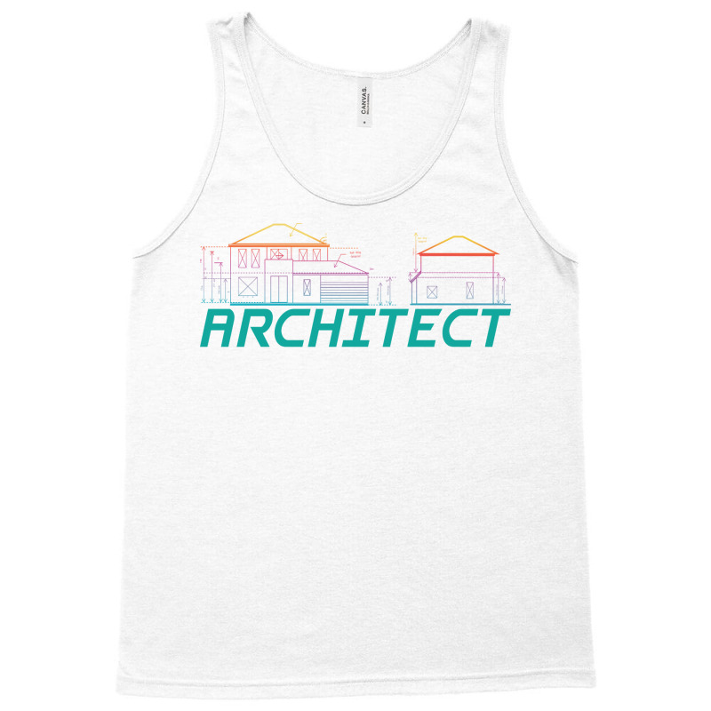 Architect Architecture Building Hippie 80s Tank Top | Artistshot