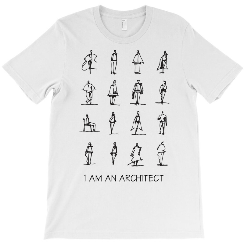 I Am An Architect People Sketches Black Green T-shirt | Artistshot