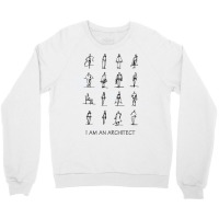 I Am An Architect People Sketches Black Green Crewneck Sweatshirt | Artistshot