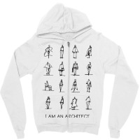 I Am An Architect People Sketches Black Green Zipper Hoodie | Artistshot