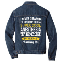 Anesthesia Tech Tshirt Gifts Funny T Shirt Men Denim Jacket | Artistshot