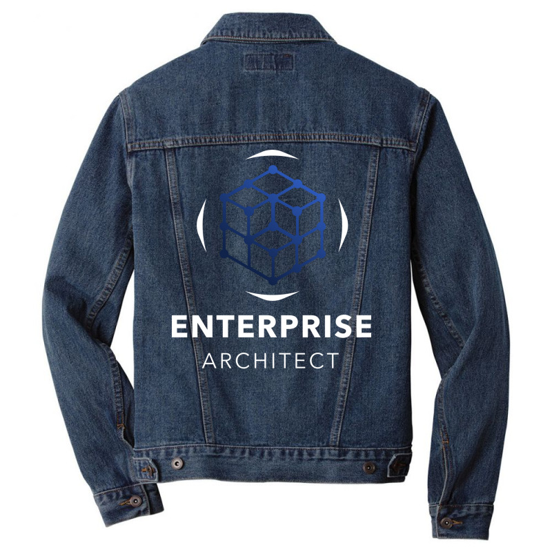 Be A Proud Enterprise Architect Retro Men Denim Jacket | Artistshot