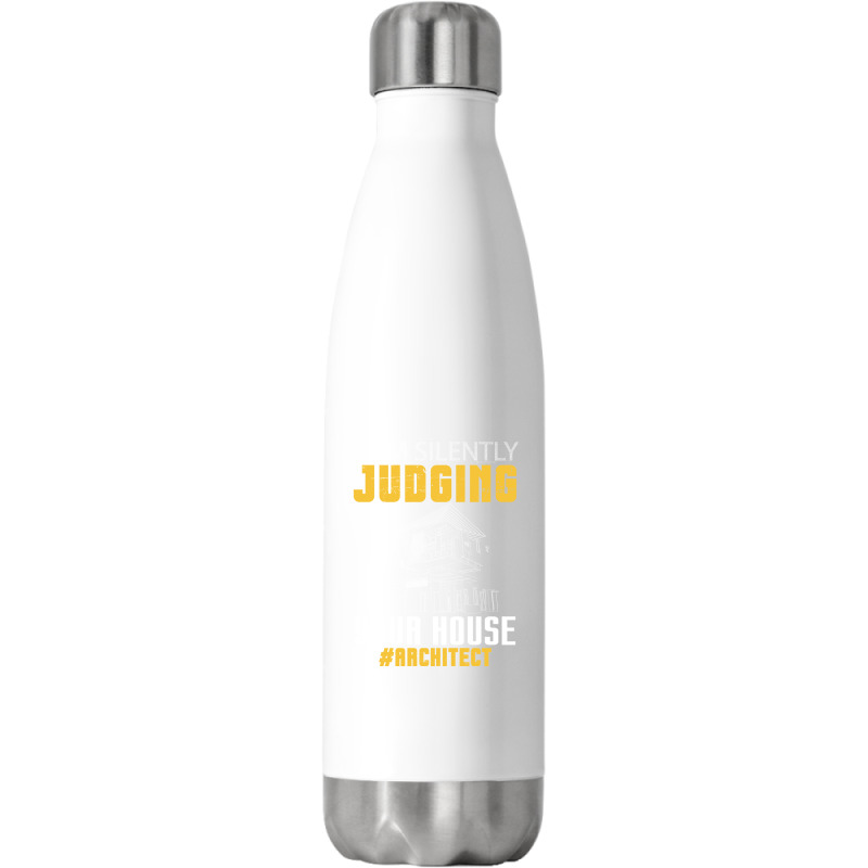 Im Silently Judging Your House Funny Architect Vintage Stainless Steel Water Bottle | Artistshot