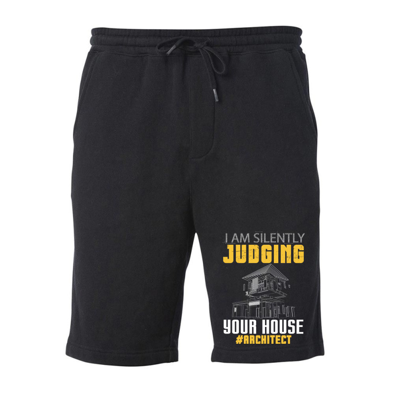 Im Silently Judging Your House Funny Architect Vintage Fleece Short | Artistshot