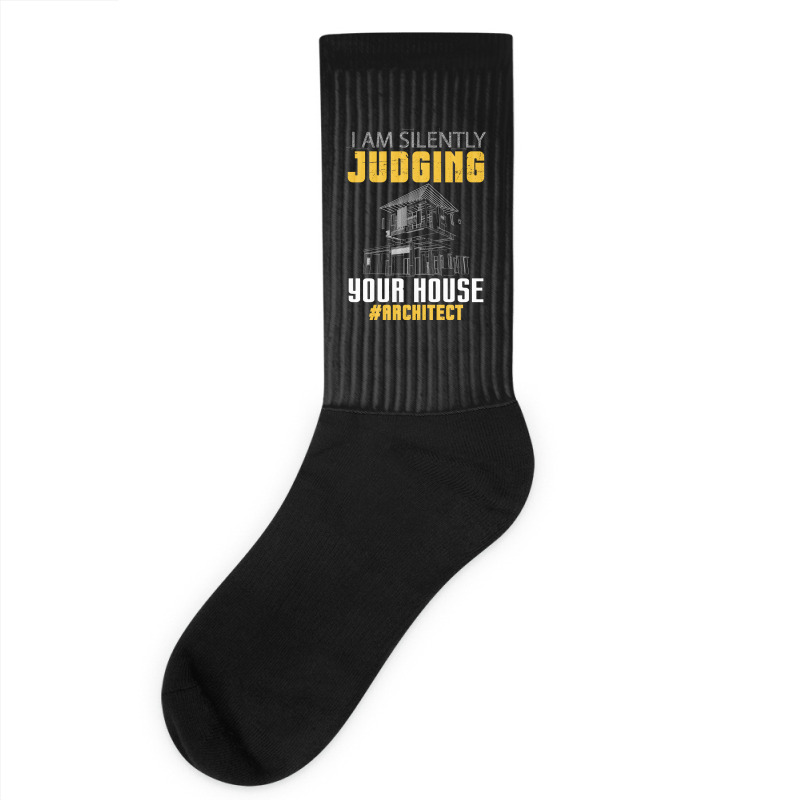 Im Silently Judging Your House Funny Architect Vintage Socks | Artistshot