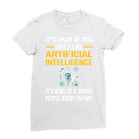 Funny Smart People Artificial Intelligence Ai Ladies Fitted T-shirt | Artistshot