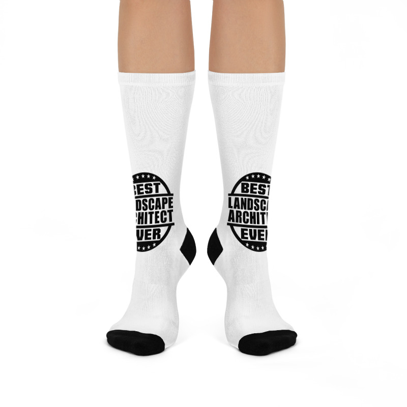 Best Landscape Architect Ever Funny Crew Socks | Artistshot