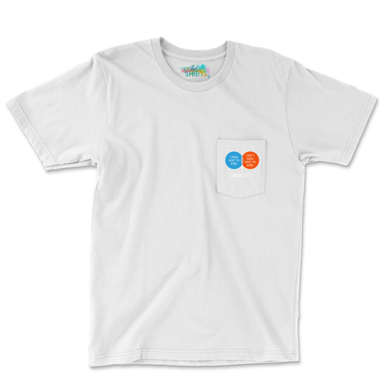 Architect I Dont Know What Im Doing Twocolor Diagram Girl Pocket T-shirt | Artistshot