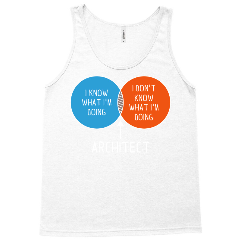 Architect I Dont Know What Im Doing Twocolor Diagram Girl Tank Top | Artistshot