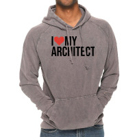 Architect Wife Husband Gifts For Her Girl Vintage Hoodie | Artistshot