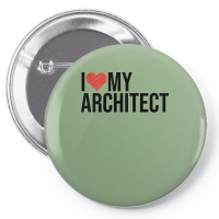 Architect Wife Husband Gifts For Her Girl Pin-back Button | Artistshot