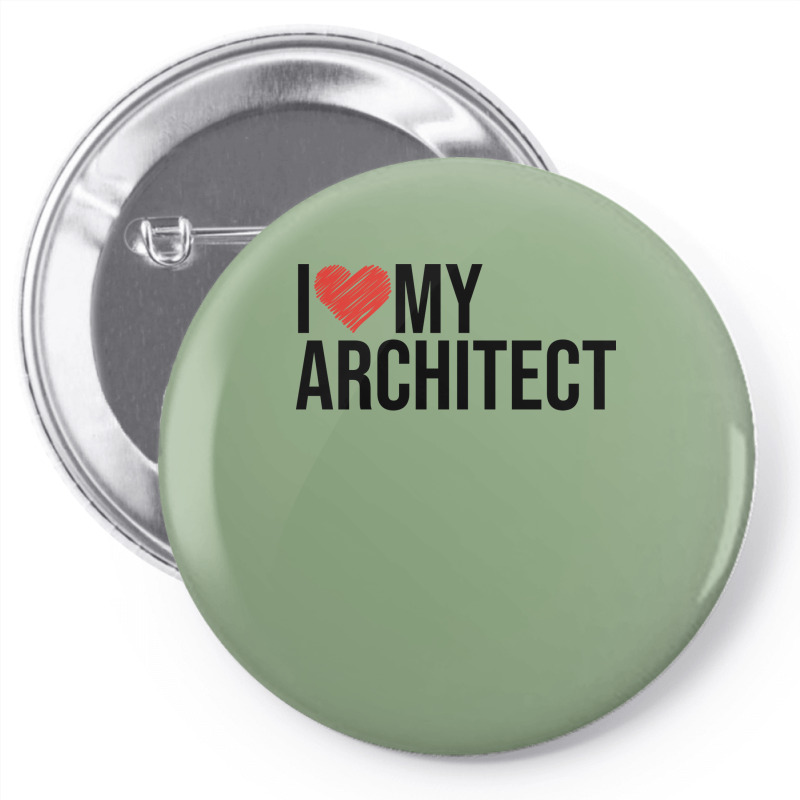 Architect Wife Husband Gifts For Her Girl Pin-back Button | Artistshot