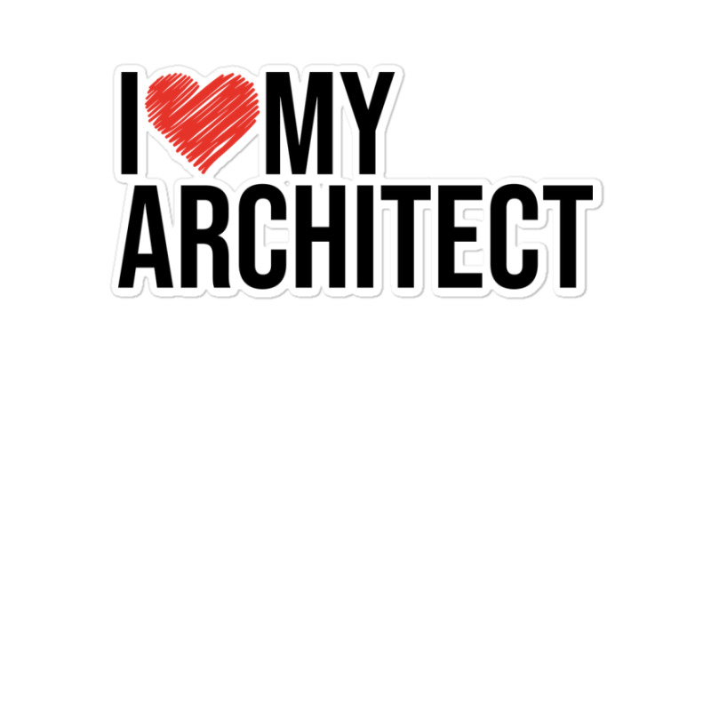 Architect Wife Husband Gifts For Her Girl Sticker | Artistshot